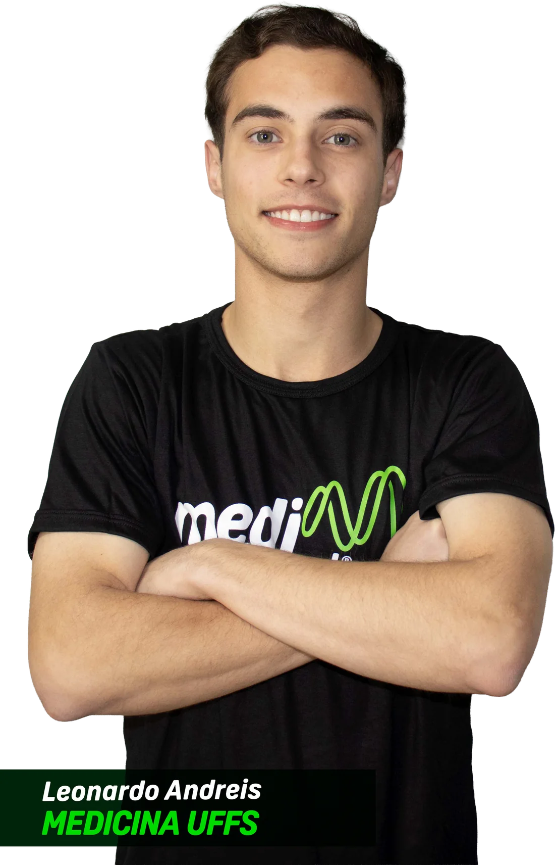 Leonardo Andreis, aprovado em Medicina na UFFS, aluno da Medischool